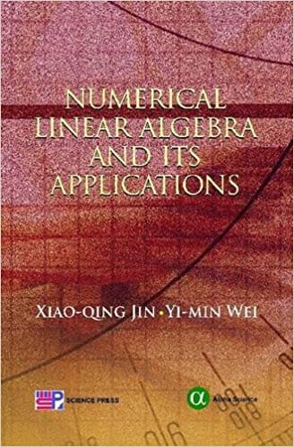 Numerical Linear Algebra and its Applications   186pp/HB