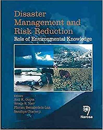 Disaster Management and Risk Reduction   380pp/HB