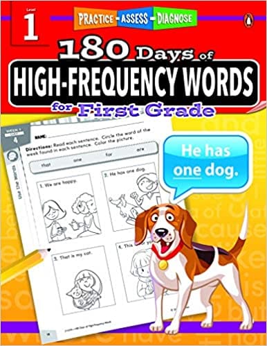 180 Days of High-Frequency Words Grade 1