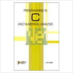 Programming in C and Numerical Analysis