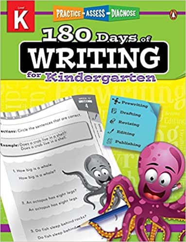 180 Days of Writing Grade Kindergarten