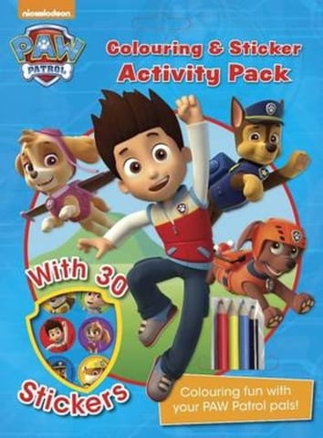 Nickelodeon Paw Patrol Colouring and Sticker Activity Pack