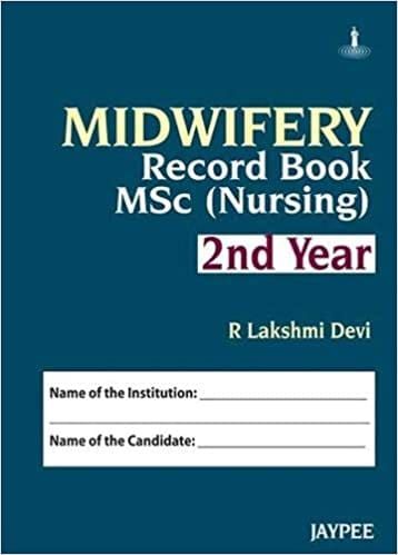 Midwifery Record Book Msc(Nursing) 2Nd Year