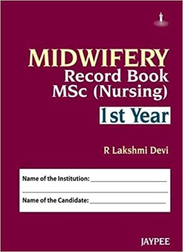 Midwifery Record Book Msc Nursing Ist Year