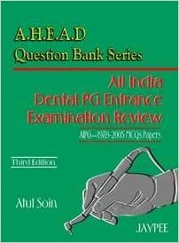 All India Dental Pg Entrance Examination Review Aipg-1989-2005 Mcqs Papers Green