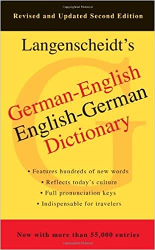 Langenscheidts German-English Dictionary, Second Edition