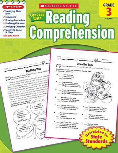 Success With Reading Comprehension Grade 3