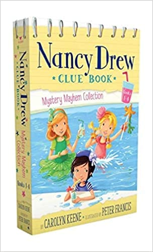 Nancy Drew Clue Book Mystrey Mayhem Collection books 1-4