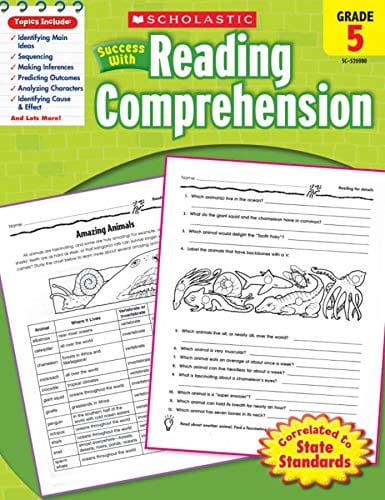 Scholastic Success With Reading  Comprehension Gr 5