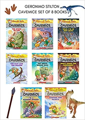 Geronimo Stilton Cavemice Set Of 8 Books-2020