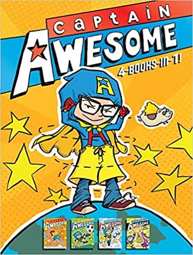 Captain Awesome 4-Books-In-1