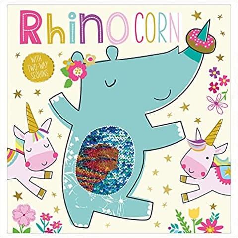 Rhinocorn - Two-Way Sequin Picture Book