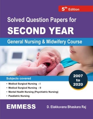 Solved Question Paper For 2nd Year General Nursing And Midwifery Course