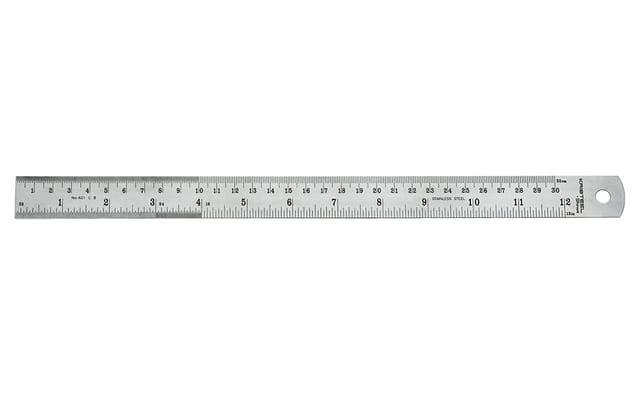 Kristeel Stainless Steel 150 mm Ruler / 6 Inch Ruler - Pack Of 10 Pcs