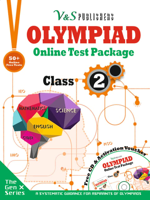 Olympiad Online Test Package Class 2 (Free CD With Activation Voucher)