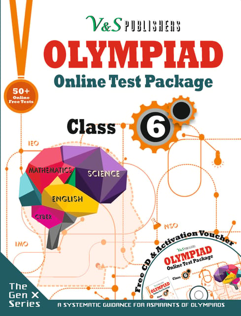 Olympiad Online Test Package Class 6 (Free CD With Activation Voucher)