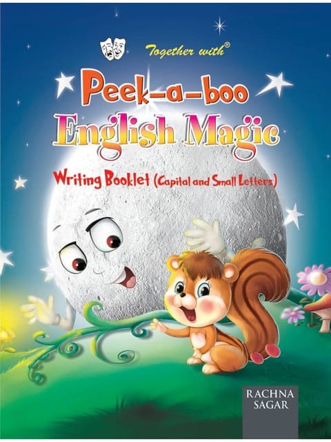 Together With Peek a boo English Magic Writing Booklet Capital and Small Letters