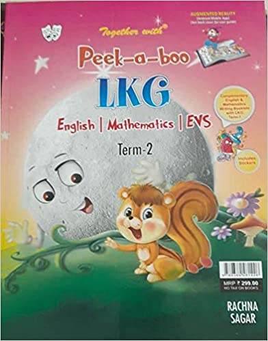 Peek a boo LKG English | Mathematics | EVS Term - 2 with free Writing Booklet (Paperback)