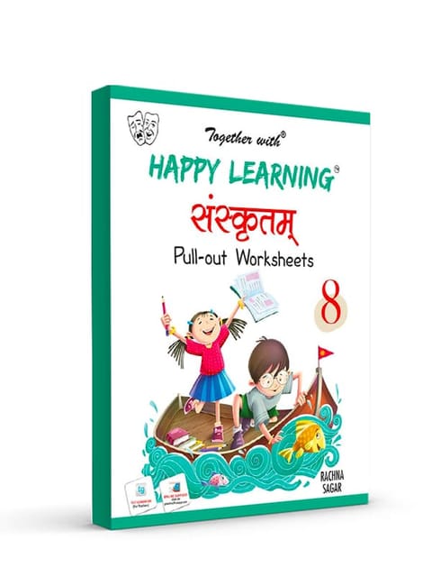 Happy Learning Pullout Worksheets Sanskrit for Class 8?Tapa blanda