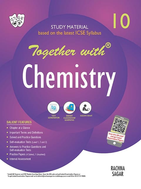 Together with ICSE Chemistry Study Material for Class 10 (For 2021-2022 Examination)