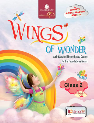 Wings of Wonder: Class 2 (with Hindi)