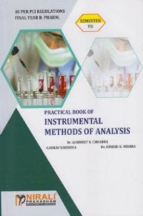 A Practical Book Of Instrumental Methods Of Analysis