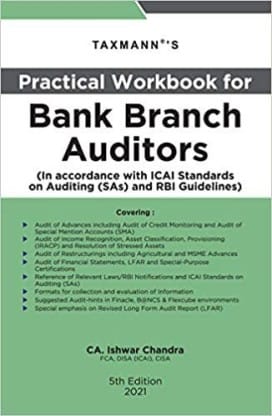 Practical Workbook for Bank Branch Auditors | 5th Edition | 2021