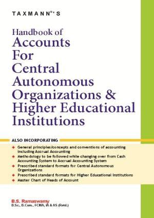 Handbook of Accounts for Central Autonomous Organizations & Higher Educational Institutions