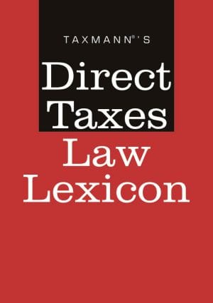 Direct Taxes Law Lexicon