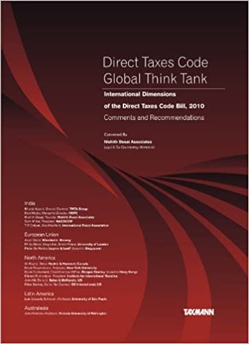 Direct Taxes Code ? Global Think Tank