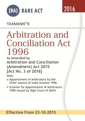 Arbitration and Conciliation Act 1996