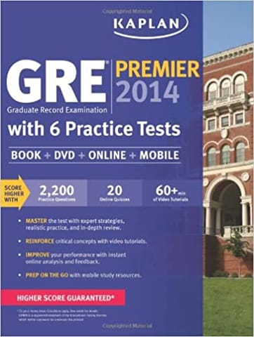 GRE Premier 2014 with 6 Practice Tests: book + online + DVD + mobile?