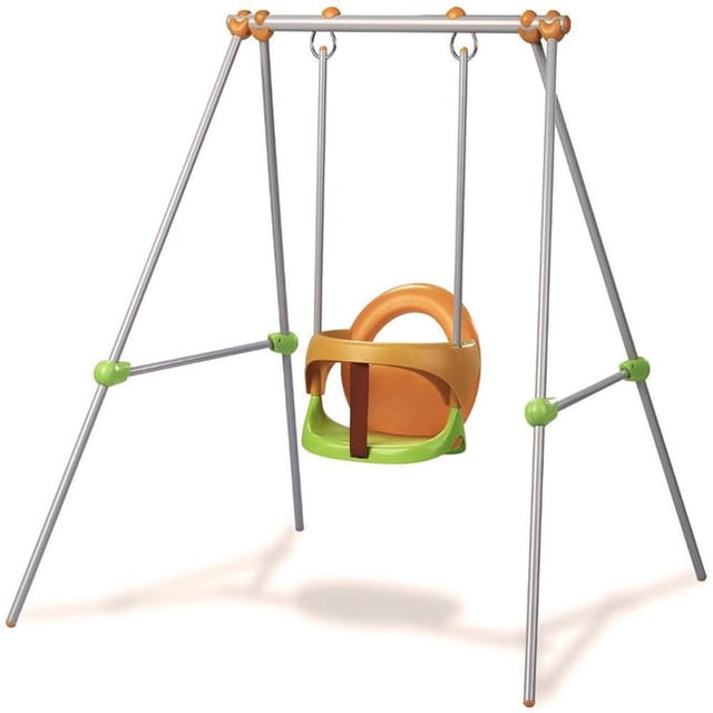 Metal baby swing