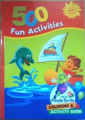 500 Fun Colouring and Activity Book