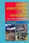 Disaster Management (Policy and Administration)