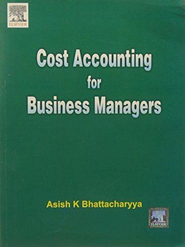 Cost Accounting For Business ?Managers