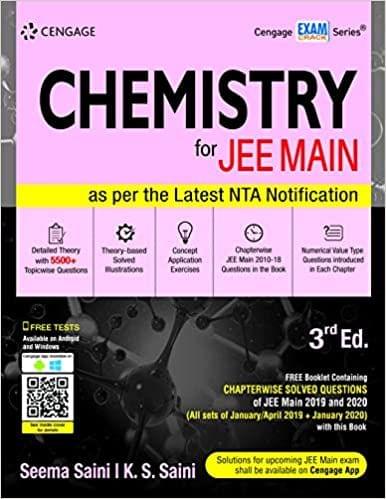 Chemistry for JEE Main, 3rd edition