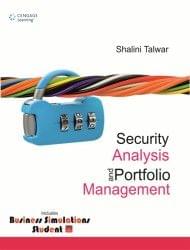 Security Analysis and Portfolio Management