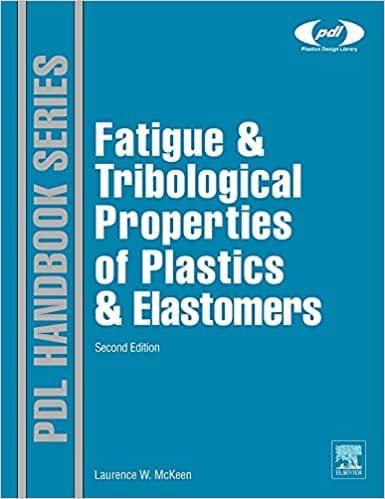 Fatigue and Tribological Properties of Plastics and Elastomers (Plastics Design Library)