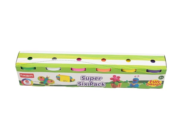 Funskool-Fundough Super Six Pack, Multi Colour