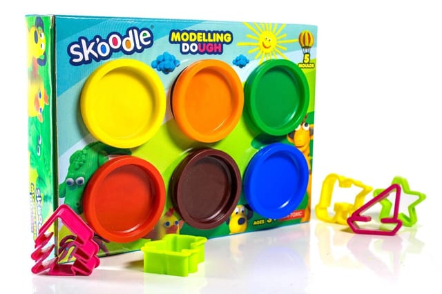 Skoodle 6 Colours Modelling Dough