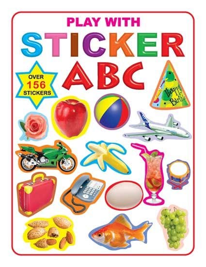 Play With Sticker - ABC : Early Learning Children Book