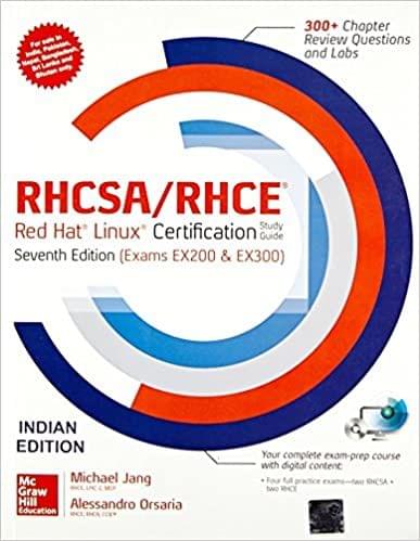 Rhcsa/Rhce Red Hat Linux Certification Study Guide Exams Ex200 & Ex300