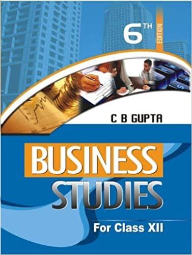 Business Studies For Class Xii