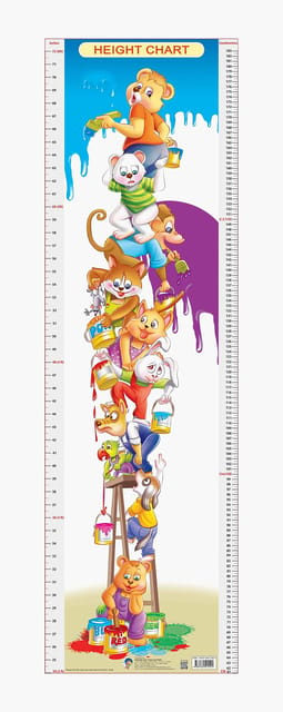 Height Chart - 4 : Reference Educational Wall Chart