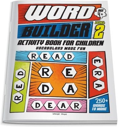 Word Builder Activity Book for Children - Make Meaningful Words with the Given Letters - Level 2