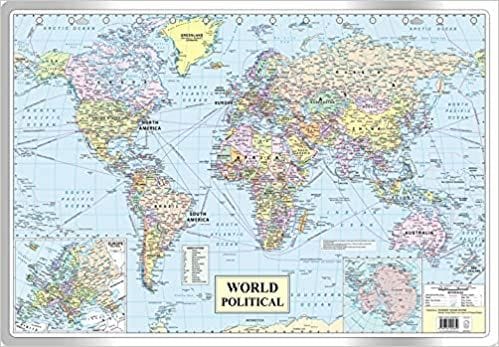 World Political Map : Map For Students (30 Inches X 20 Inches)