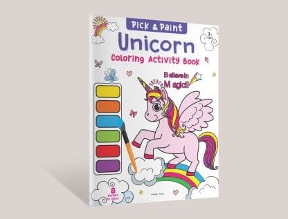 Pick and Paint Coloring Activity Book for Kids Unicorn