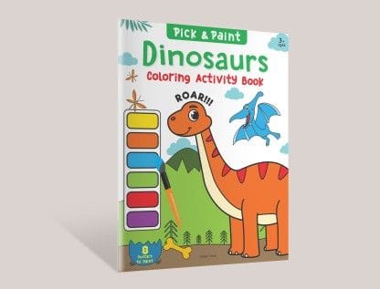 Pick and Paint Coloring Activity Book for Kids Dinosaurs