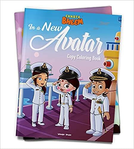 Chhota Bheem - In a new Avatar: Copy Coloring Book For Kids